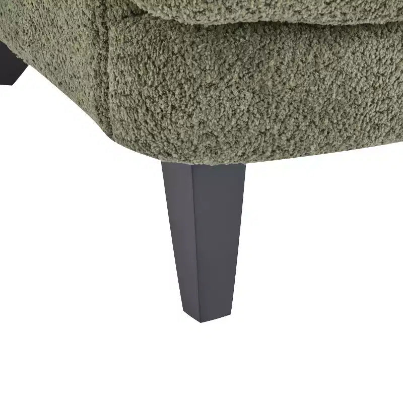 Sillón Club Tapizado en Bouclé Contemporáneo