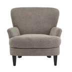 Sillón Club Tapizado en Bouclé Contemporáneo