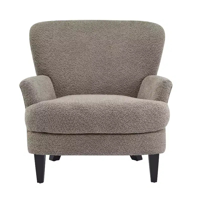 Sillón Club Tapizado en Bouclé Contemporáneo