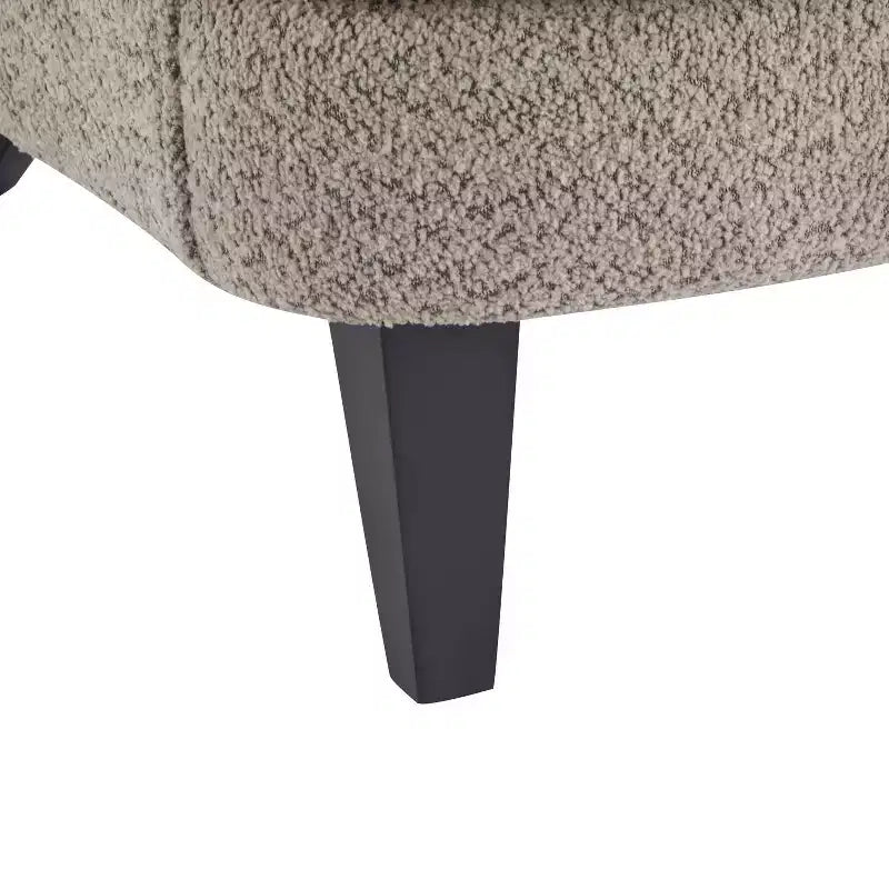 Sillón Club Tapizado en Bouclé Contemporáneo