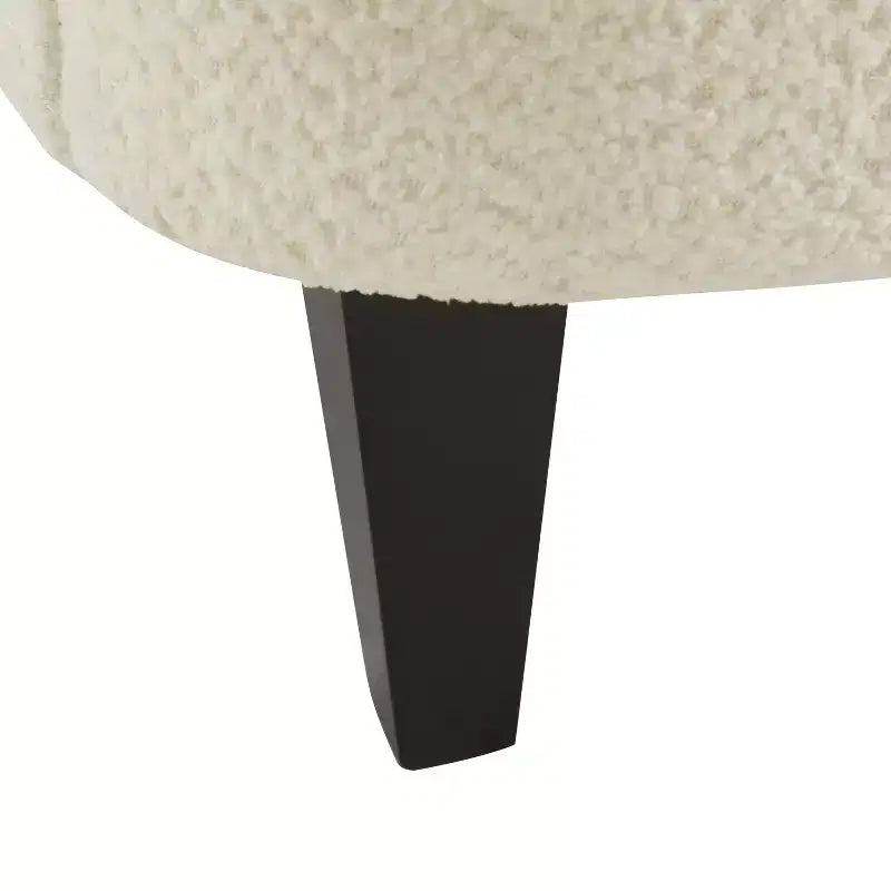 Sillón Club Tapizado en Bouclé Contemporáneo