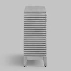 Mueble Aparador de Madera con Almacenamiento, Gabinete Auxiliar de 36 pulgadas de Ancho con 2 Puertas y 2 Estantes