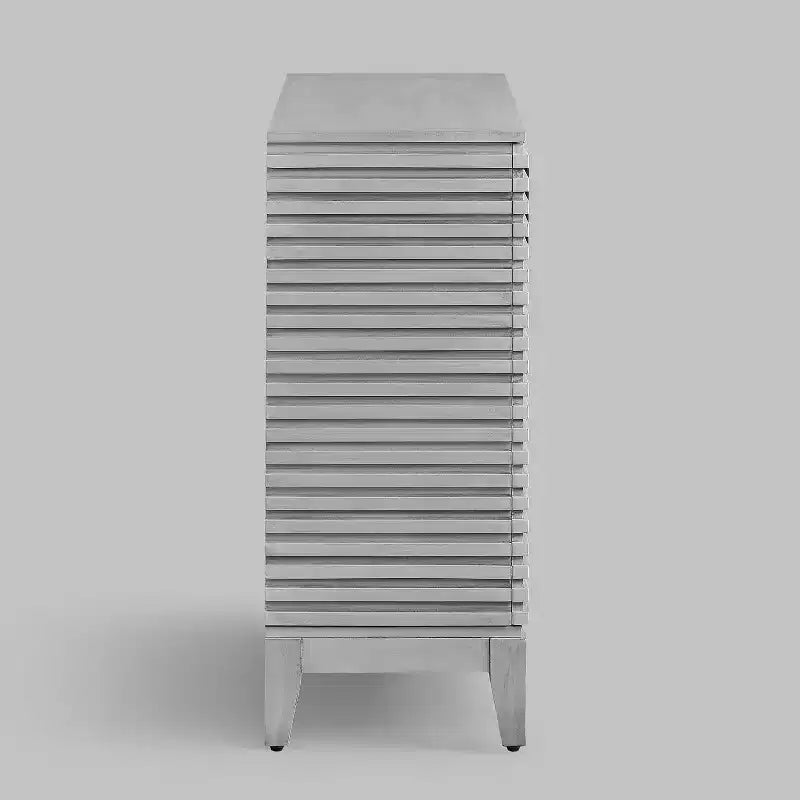 Mueble Aparador de Madera con Almacenamiento, Gabinete Auxiliar de 36 pulgadas de Ancho con 2 Puertas y 2 Estantes