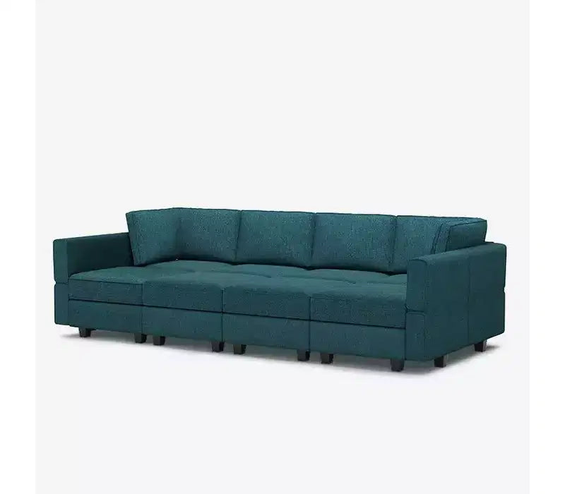 Sofá Cama Modular Terry con Asiento de Almacenamiento (8 Asientos + 8 Laterales)