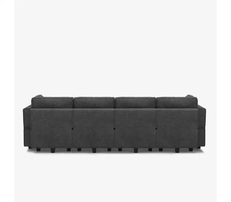 Sofá Cama Modular Terry con Asiento de Almacenamiento (8 Asientos + 8 Laterales)