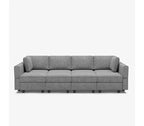 Sofá Cama Modular Terry con Asiento de Almacenamiento (8 Asientos + 8 Laterales)
