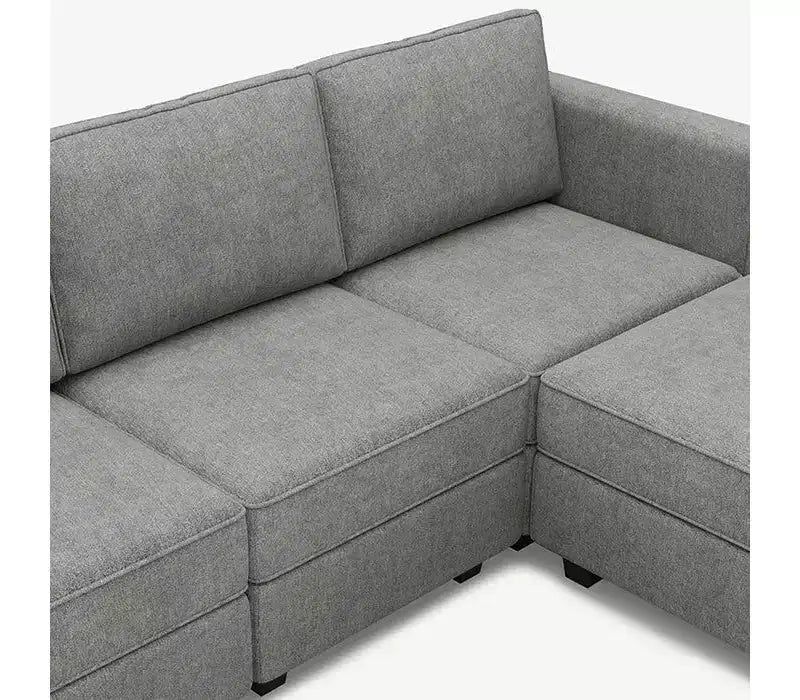 Sofá Cama Modular Terry con Asiento de Almacenamiento (8 Asientos + 8 Laterales)