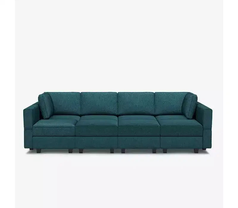 Sofá Cama Modular Terry con Asiento de Almacenamiento (8 Asientos + 8 Laterales)