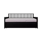 Cama nido doble de madera con cama auxiliar