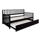 Cama nido doble de madera con cama auxiliar