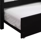 Cama nido doble de madera con cama auxiliar