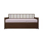 Cama nido doble de madera con cama auxiliar