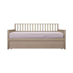 Cama nido doble de madera con cama auxiliar