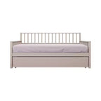 Cama nido doble de madera con cama auxiliar