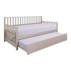 Cama nido doble de madera con cama auxiliar