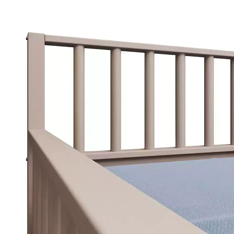Cama nido doble de madera con cama auxiliar