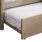 Cama nido doble de madera con cama auxiliar