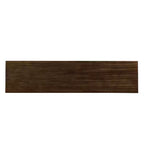 HomeRoots 66 Brown Wood Carved Geometric Accent Cabinet With Four Doors