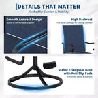 Sillas, juego de 2, sillas mecedoras de comedor con tela Textilene para todo tipo de clima, asiento mecedora para terraza con respaldo alto para patio trasero, piscina