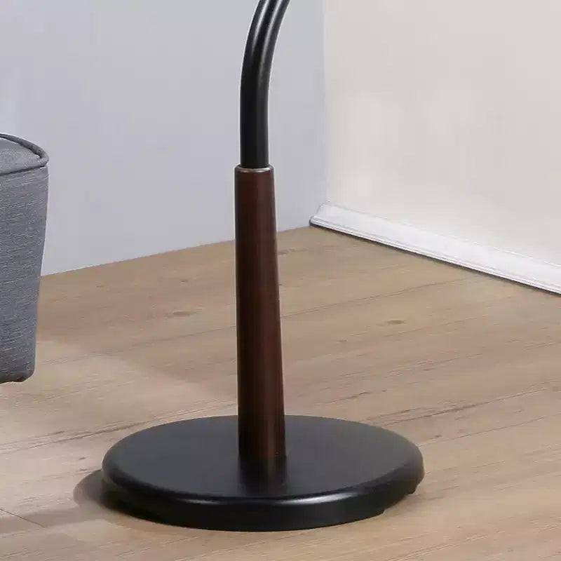 Perchero de pie moderno con forma de rama, 9 ganchos, 190 cm, metal y madera