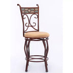 Boraam Beau Swivel Counter Height Barstool Bronze Finish