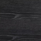 Mesa de Noche Comfort Pointe Delano Negra: 2 Cajones, Chapa de Roble, Correderas Metálicas, No Requiere Ensamblaje