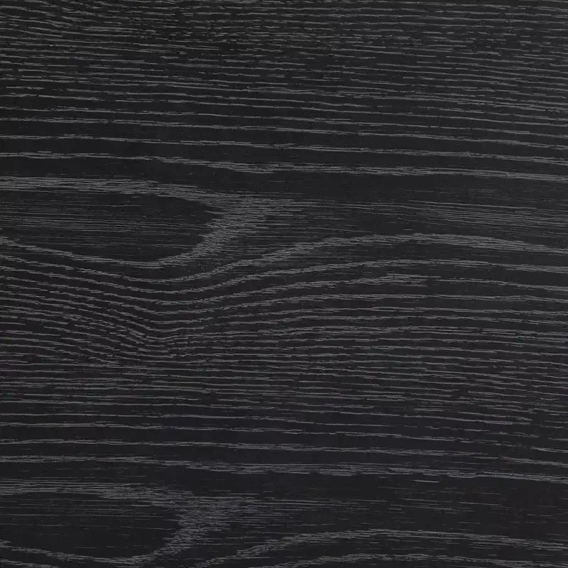 Mesa de Noche Comfort Pointe Delano Negra: 2 Cajones, Chapa de Roble, Correderas Metálicas, No Requiere Ensamblaje