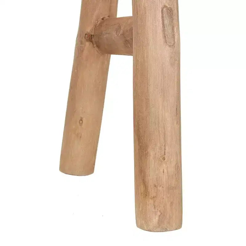 Banco esbelto Acacia Marrón: Madera maciza, rectangular, sin tapizar, asiento para recibidor