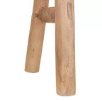 Banco esbelto Acacia Marrón: Madera maciza, rectangular, sin tapizar, asiento para recibidor