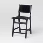 24 Ceylon Woven Counter Height Barstool with Footrest - Threshold