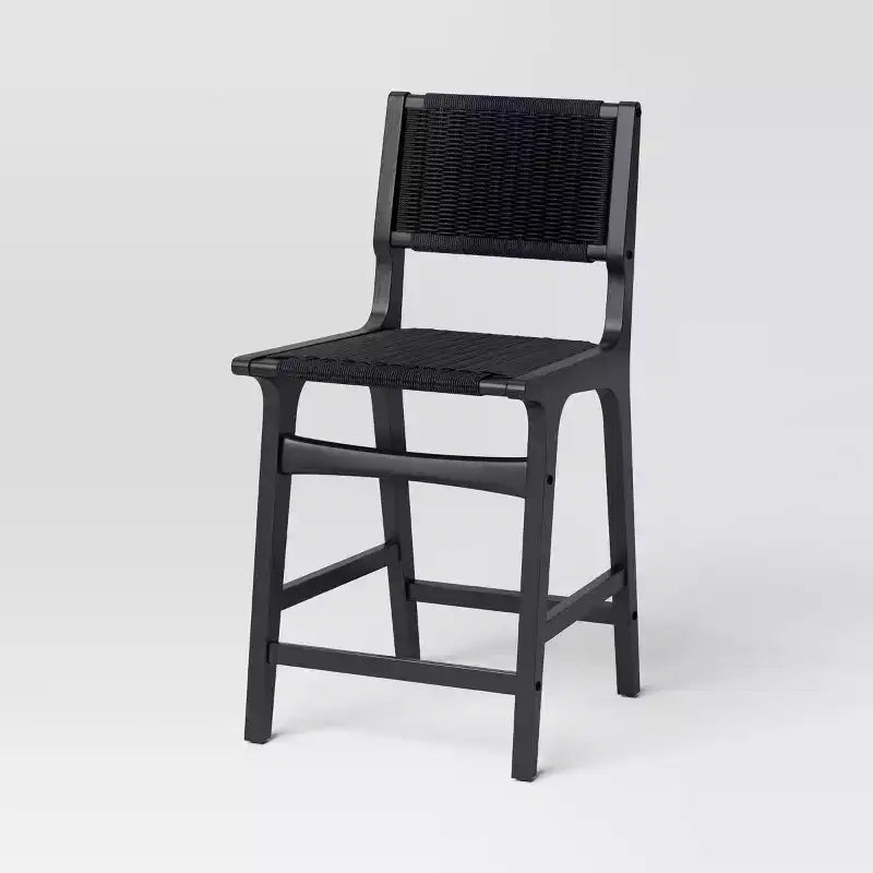 24 Ceylon Woven Counter Height Barstool with Footrest - Threshold